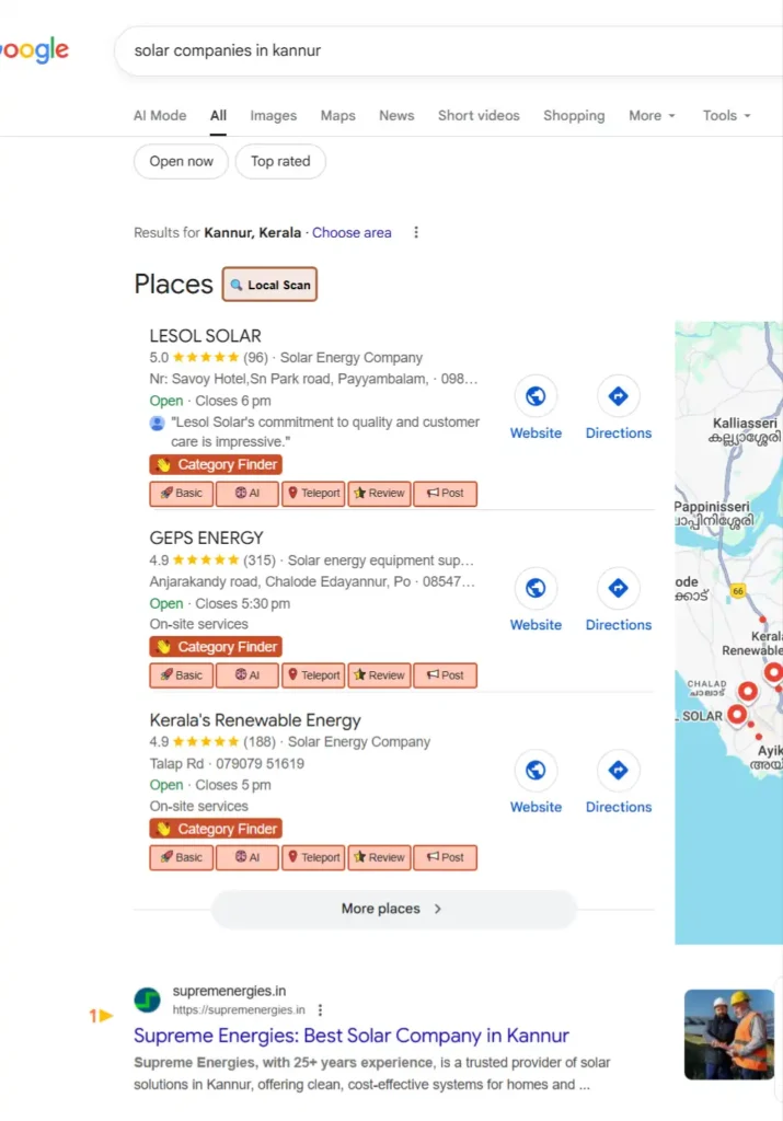 Ranked Client website on top position on google by Ajmal ek